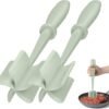 Meat Chopper, Hamburger Grinder, Premium Heat Resistant Smasher for Ground Beef, Burger Grinder Nylon Potato Mix Tool-Black