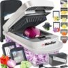 Pro-Series 10-in-1, 8 Blade Vegetable Chopper, Mandoline Slicer, Food Chopper with Container, Fruit Slicer, Kitchen Gadgets & Accessories, Home Essentials